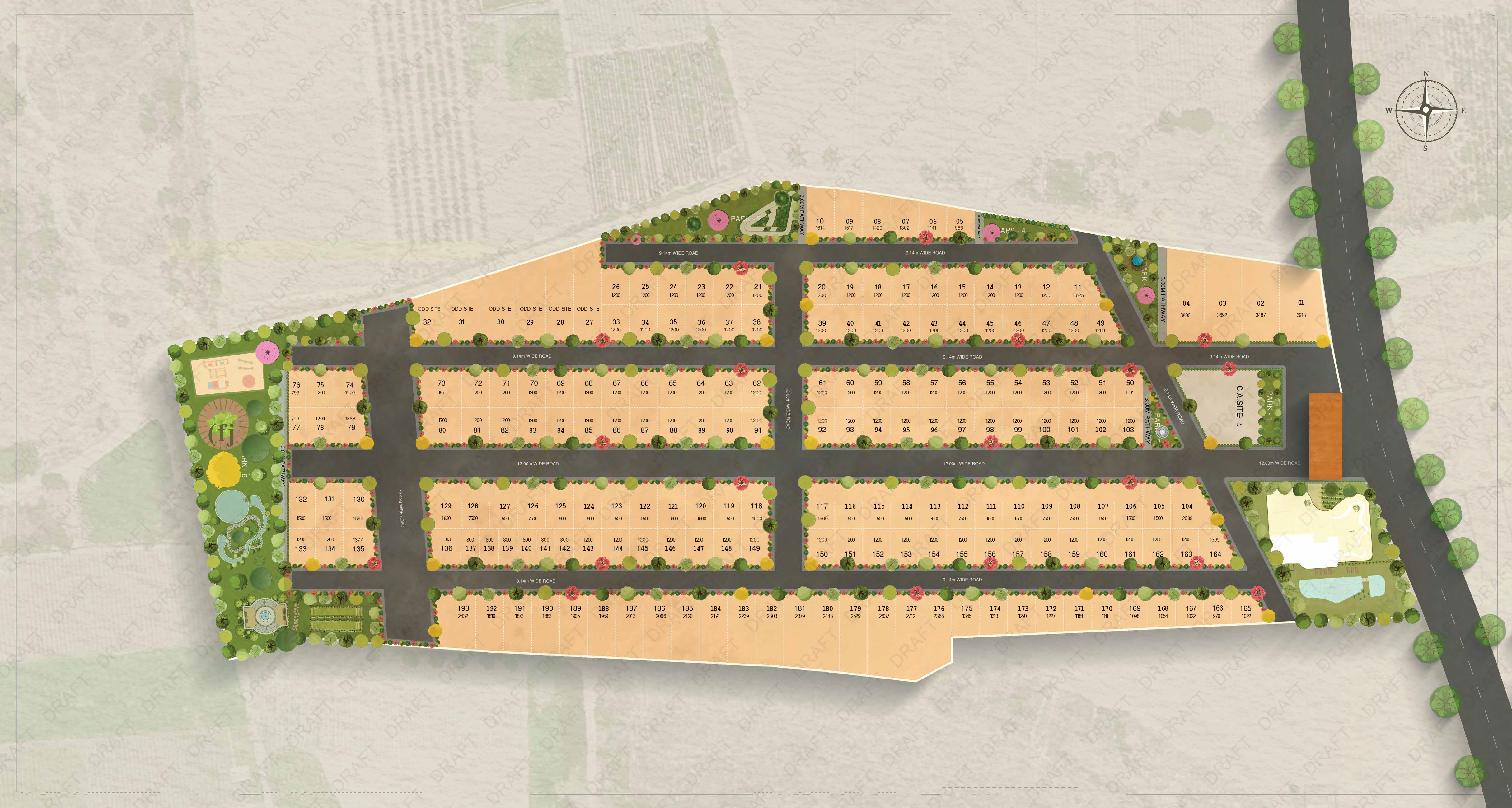 East Bay Gardens masterplan